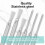 6 Pcs Clay Needle Tools 5.3 Inch Pottery Tools Carving Modeling Kit for Ceramic Wire Texture Detail Ceramics Tools 2