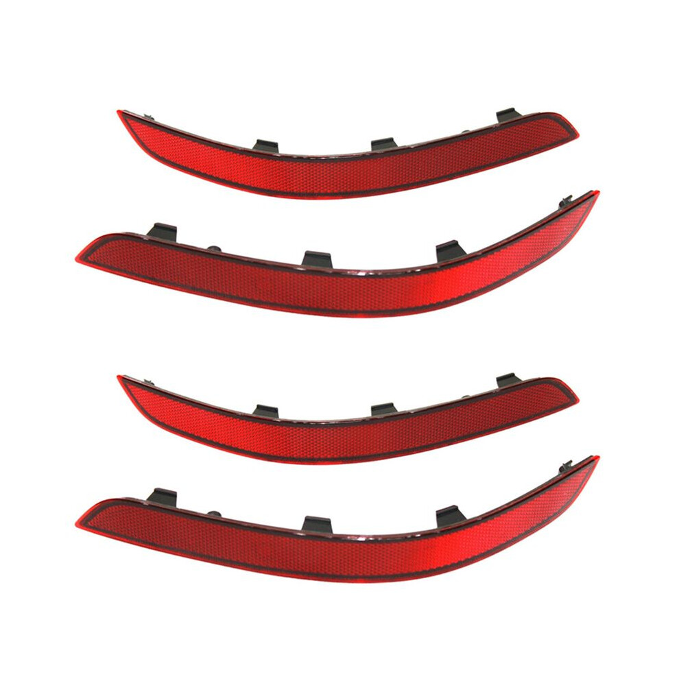 Rear Bumper Reflector Trim 2048200374 2048200474 For - Glk-Class Glk250 Glk300 Glk350 ,L+R 4Pcs Light 4711409639505