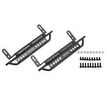 1Pair Metal Side Pedal Rock Sliders Foot Pedal Side Guard Plate for -4 TRX4 1/10 RC Crawler Car Upgrade Parts