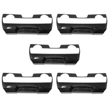 5X Accessori per La Decorazione Interna nel Stile Fibra di Carbonio ABS del Pannello Della Console Centrale per  10T Gen Genic 2016-2020