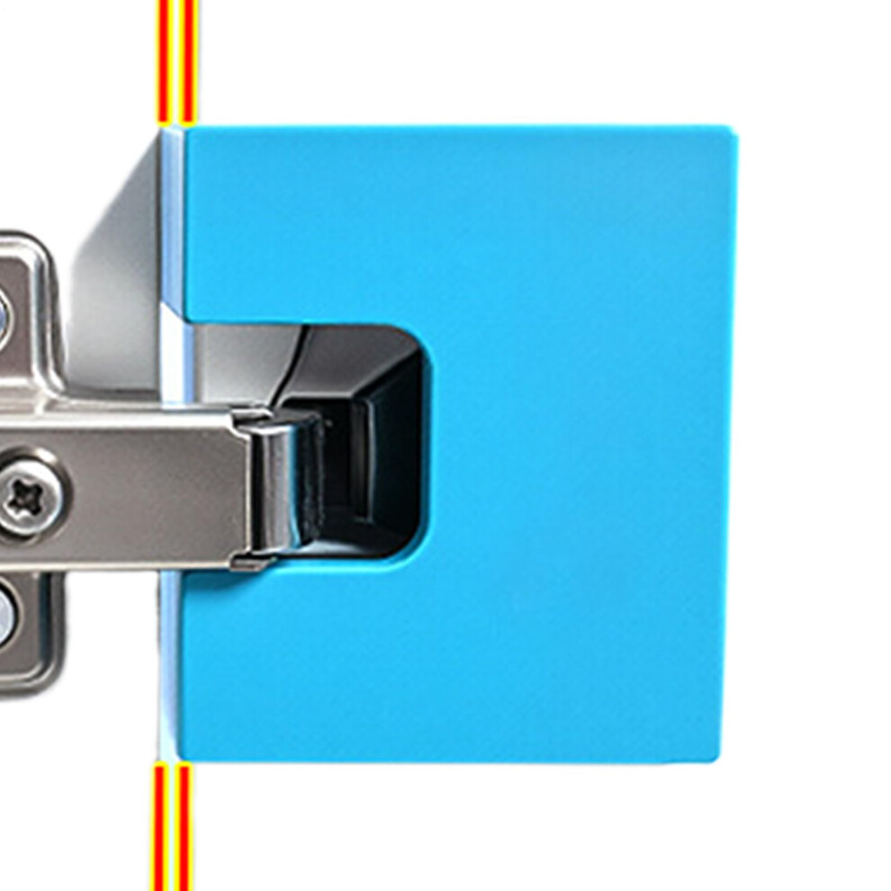 Magnetic Door Hinge Jig With Precision Groove Alignment And Drill Guide For Interior Cabinet Doors 9169991252926