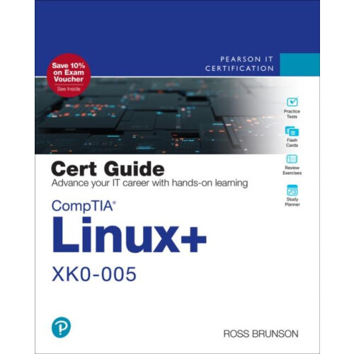 CompTIA Linux XK0005 Cert Guide by Ross Brunson Paperback Book