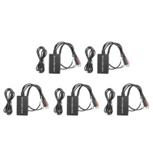 5X SVideo to Converter S-Video and 3RCA CVBS Composite to Audio Video Converter Support 1080P 720P