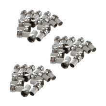 45 Pcs RG6 F-Type Torsion - Sur Coaxial Cable Coaxial RF Connecteur Male pour CCTV Camera