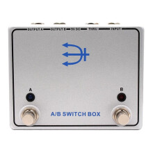 A/B BOX Effect Channel Box Switcher Pedal Signal to Two Amp Paths Guitar Parts Guitar Effects Pedals