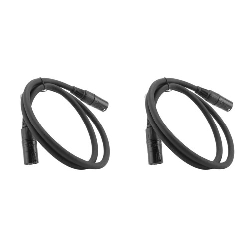 2X CAT6 Ethercon Cable EtherCON-Compatible RJ45 Connector for Studio Setups, Touring, Stage Production, Concerts 1 Meter