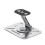 Projector Stand Desk,Wall and Ceiling Mount with 1/4inch Thread, Height Adjustable, Foldable, 360-Degree Rotation Silver 2