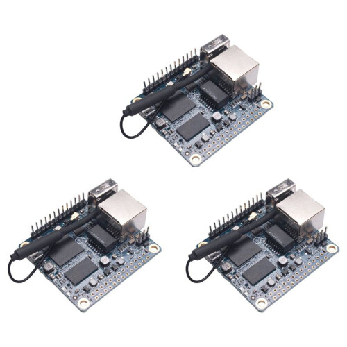 3X Voor Orange Pi Zero LTS 512 MB Development Board + Beschermende Witte Behuizing, H3 Quad Core Open-Source  Single Board Set