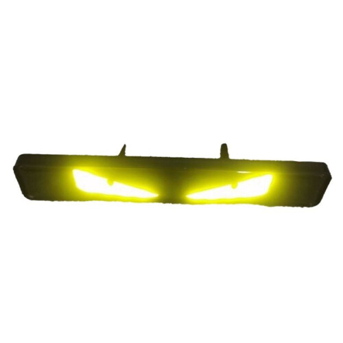 Devil'S Eye Logo Light Medium Mesh Light Car Modification Personalized Decorative Strip LED Luminous Decoration A