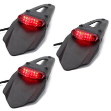 3X Rear LED Brake Red Tail Motocross Motocross XR CRF KLX ENDURO EXC
