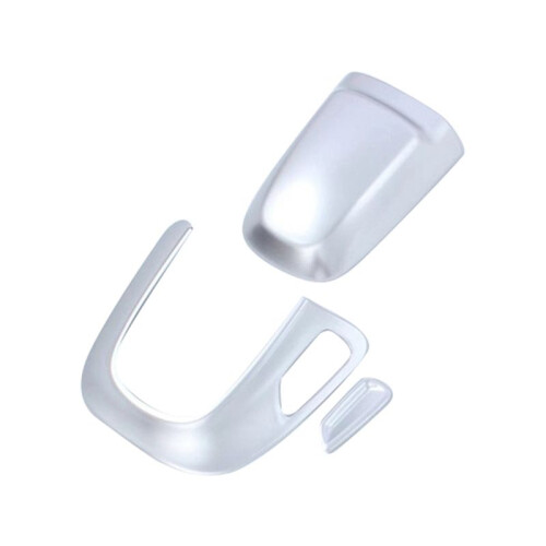 Car Front  Headrest Trim Cover Frame Panel Protector for   C Class W206 2022+ X254 GLC 2023(Silver)