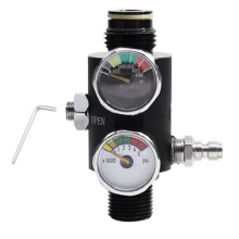 M18 Dual Gauge Pressure Regulator Valvula Reguladora Pneumatic Air Valve Fill Station
