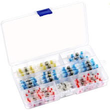 150PCS Soudure Seal Wire Connectors Kit Heat Shrink Butt Connectors Waterproof And Isulated Electrical Wire Terminals Waterproof Solder Seal Butt