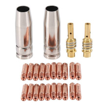 Para MB15 15AK MIG Kit de Soplete de Soldadura Punta de Contacto Difusor de Boquilla MIG Kit de Accesorios de Soplete de Soldadura 0,8 Mm