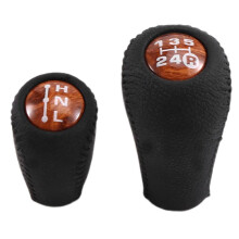 For Land 70 LC76 LC78 LC79 Manual Transmission+Transfer Gear Shift Change Lever Knob HandBall Peach Wood