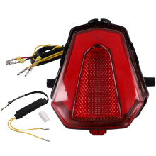 Motorcycle Taillight Rear Brake Turn Signal Integrated Tail Light for GSXR1000 GSXR1000R 2017-2024 Red