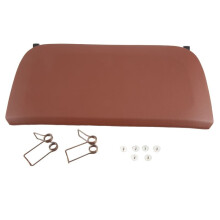 Car Red Brown Back Panel Backrest Storage Pocket Cover for 7/5 Series F07 09-13 52109173668 52109173670