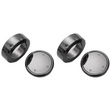 2set for IDrive Car Multimedia Button Cover Trim Knob Sticker for  F10 F18 F07 F20 F21 F06 F12 F30 F01 F02 F25 F26