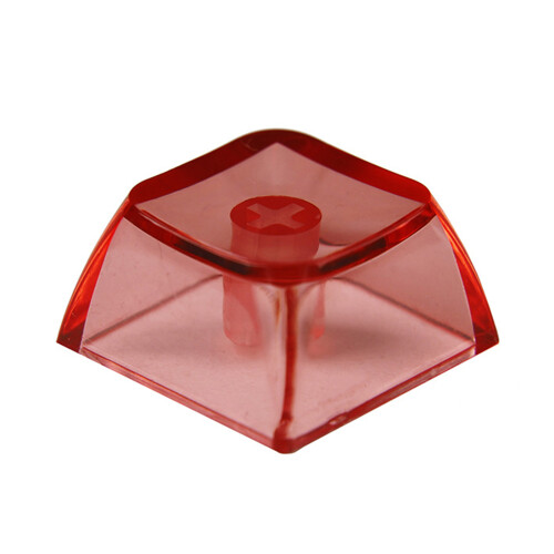 High Transparency Backlit Keycap XDA2 Height 9.3mm-Red