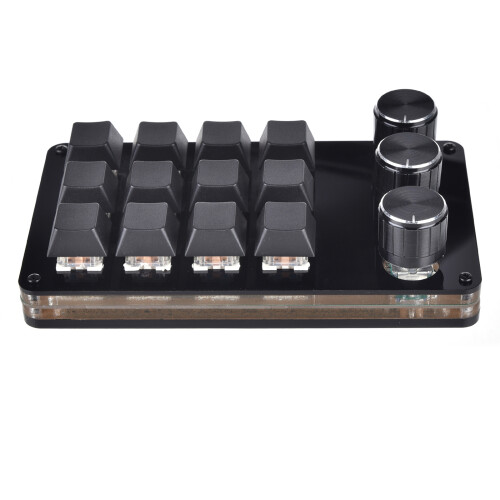 Clavier de programmation Macro, 12 touches, 3 boutons, clavier