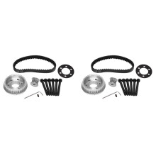 2X Electrical Skateboard 5M Gear Belts Kit Motor Mount Parts Riserpad