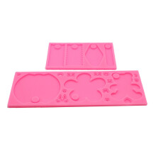 Namensschild-Harzform Aus Silikon für Becherdeckel, 40-Unzen-Becher, Silikonform, DIY, Personalisierte Individuelle Namensschildherstellung