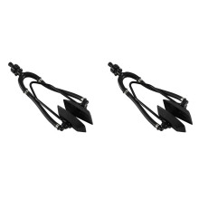 2X Motor de Manguito Fuera de Borda Limpiador de Barcos Motor de Limpieza Herramienta Marina Kit de Agua Oídos Flujo Bootsmotor Dual Ohren Flushing