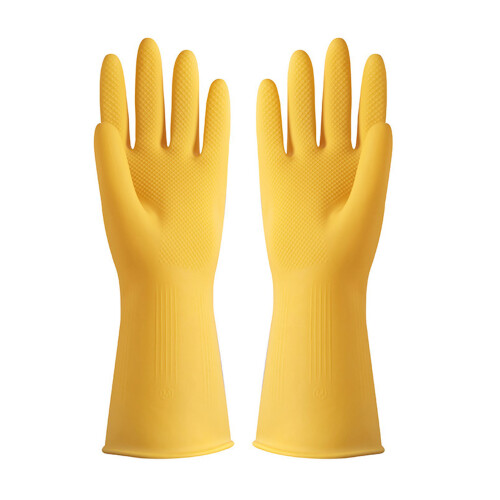 Thin Waterproof Latex Gloves S 9-10cm Width x31cm 1