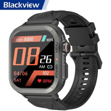 Montre Connectée - Blackview - W30 - Étanche 10m - 100 Modes d'Entraînement - Appels Vocaux Bluetooth