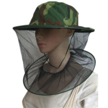 Beekeeping Veil Hat Professional Beekeeper Supplies Three Layer Ventilated Design Breathable Cotton And Linen Materials With Reinforced Brims Elastic