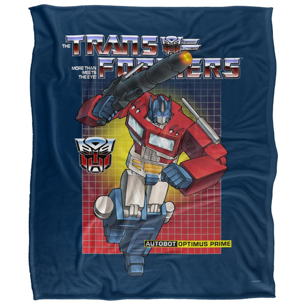 Transformers Optimus Prime Blanket Multicoloured