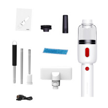Aspirador de pó e água, mini aspirador portátil para carro, para limpeza rápida e prática, aspirador de alta potência com função de aspirador