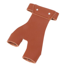 Archery Hand Guard Protector Artificial Cowhide, Adjustable Brown