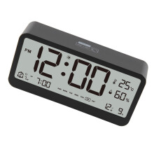 Multifunctional Digital Clock Efficient Bedsides-Black
