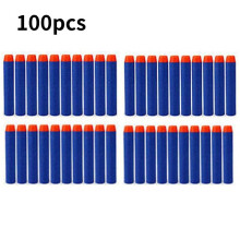 100 pezzi proiettile testa morbida cavo tipo universale accessori giocattolo giocattoli divertenti blu