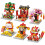 (Lion Dance Light)Lucky Cat Cherry Tree New Year Gift Building Blocks Set With Lighted Effect 2