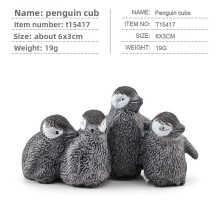 (Penguin Chick) Models Animal Squirrel Kids Educational Toys For Cognitive And Play Development
