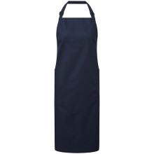 (One Size, Navy) Premier Unisex Adult Organic Fairtrade Certified Full Apron