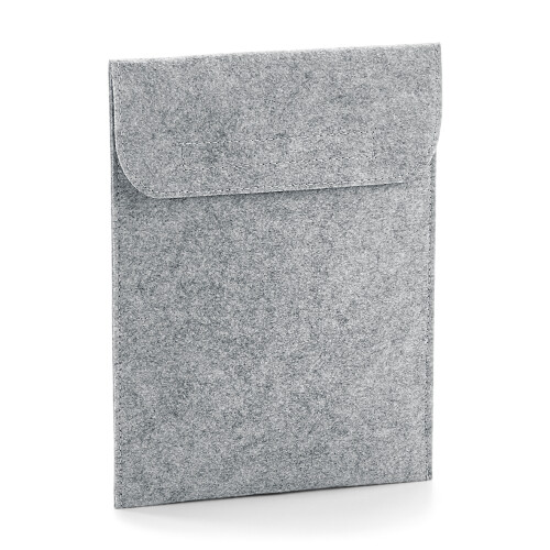BagBase (One Size, Grey Melange) BagBase Felt iPad Slip Case