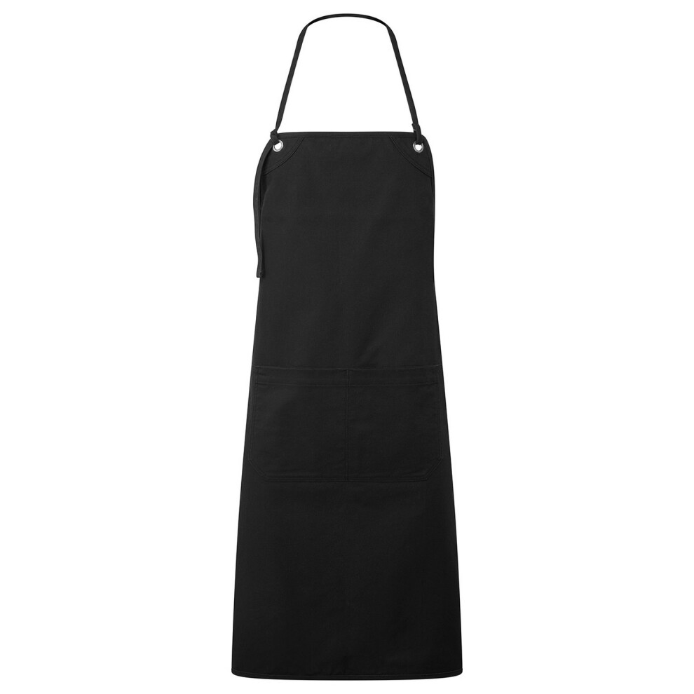Premier (One Size, Black) Unisex Adult Artisan's Choice Canvas Double Pocket Apron