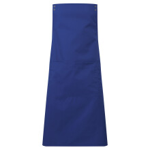 (One Size, Royal Blue) Premier Unisex Adult Swap & Pop Customizable Full Apron