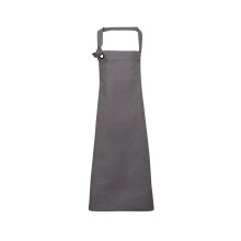 (One Size, Dark Grey) Premier Unisex Calibre Heavy Cotton Canvas Bib Apron (Pack of 2)