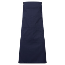 (One Size, Navy) Premier Unisex Adult Swap & Pop Customizable Full Apron
