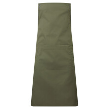 (One Size, Olive) Premier Unisex Adult Swap & Pop Customizable Full Apron