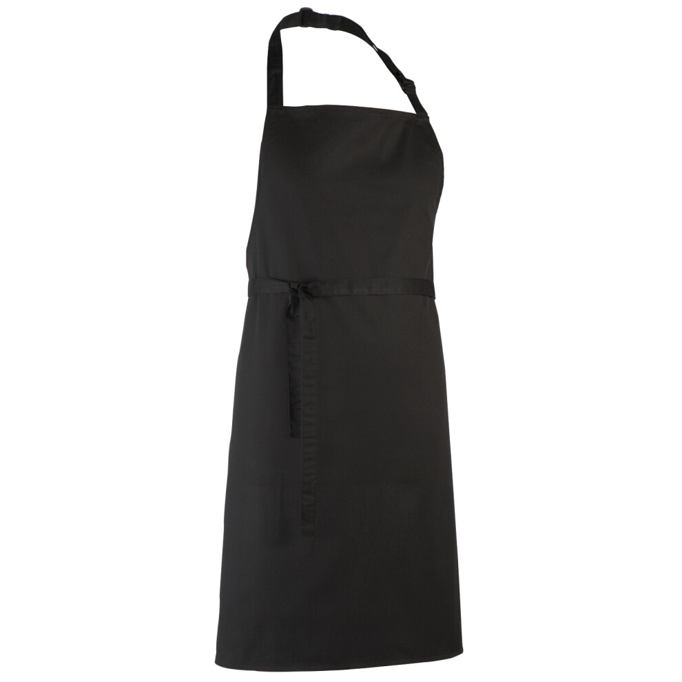 Premier (One Size, ) Colours Bib Apron / Workwear Black