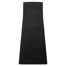 (One Size, Black) Premier Unisex Adult Swap & Pop Customizable Full Apron