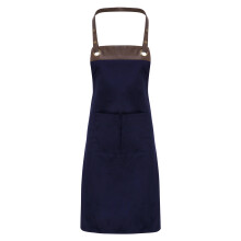 (One Size, Navy/Brown) Premier Unisex Adult Espresso Full Apron