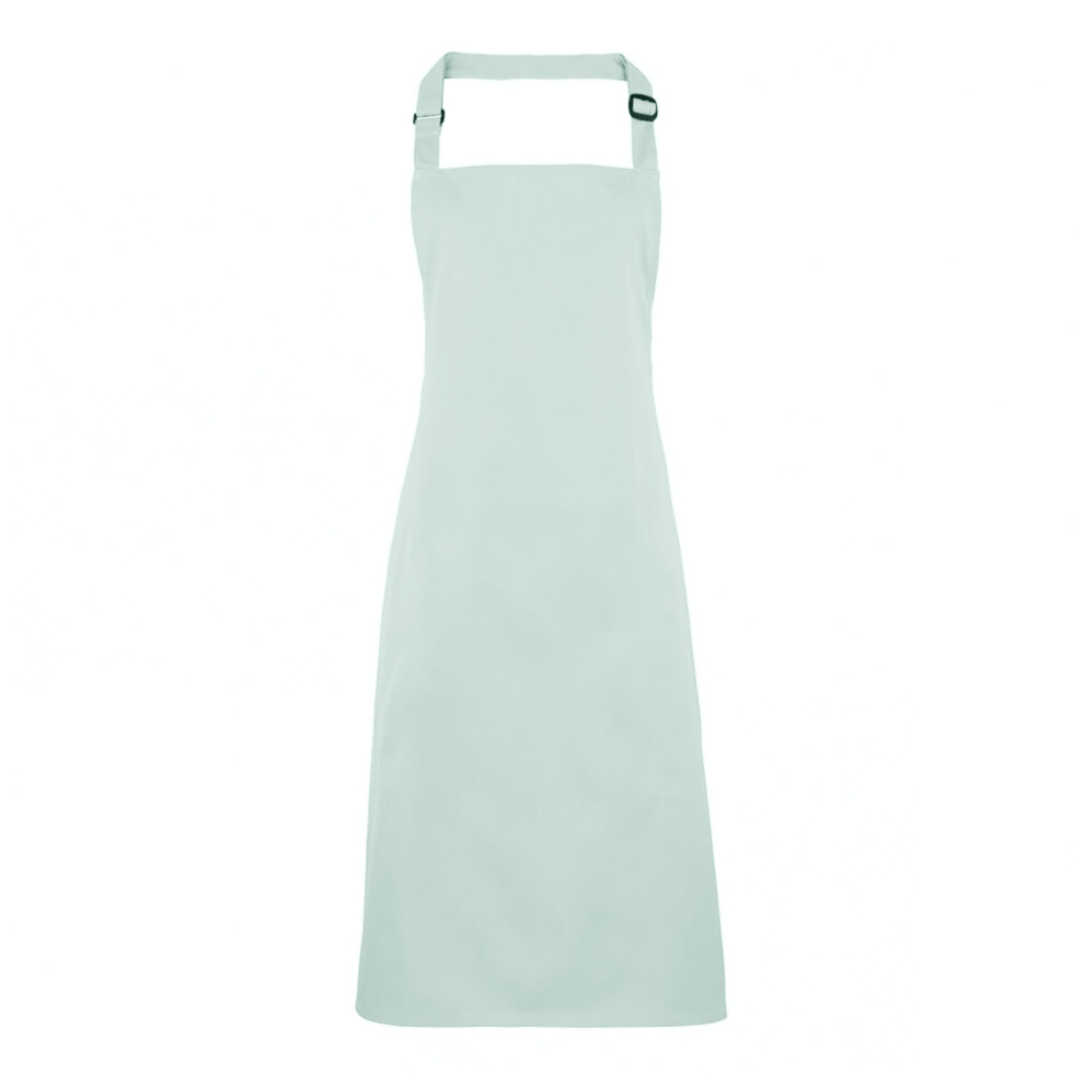(One Size, Aqua) Premier Colours Bib Apron / Workwear (Pack Of 2) 5059269101671