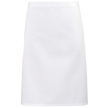 (One Size, White) Premier Ladies/Womens Mid-Length Apron