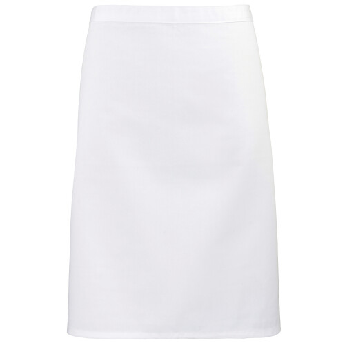 Premier (One Size, White) Premier Ladies/Womens Mid-Length Apron